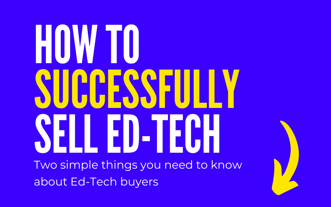 How to successfully sell ed-tech