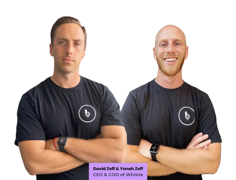 Whistle founders David and Yonah Zeff